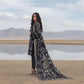 3 Piece Bonanza Satrangi Unstitched Printed Lawn Suit – Black Color