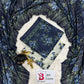3 Piece Bin Saeed Unstitched Printed Lawn Suit – Dark Blue Color