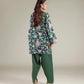 3 Piece khaadi Unstitched Printed Lawn Suit – Green Color