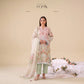 3 Piece Gull Jee Unstitched Printed Lawn Suit – Off White Color