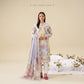 3 Piece Gull Jee Unstitched Printed Lawn Suit – Off White Color